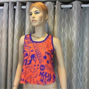 Orange and Purple Tank Top